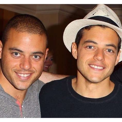 said malek|rami malek and brother.